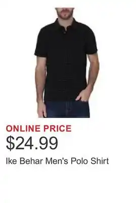 Costco Ike Behar Men's Polo Shirt offer