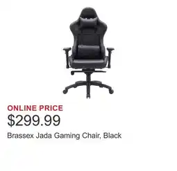 Costco Brassex Jada Gaming Chair, Black offer