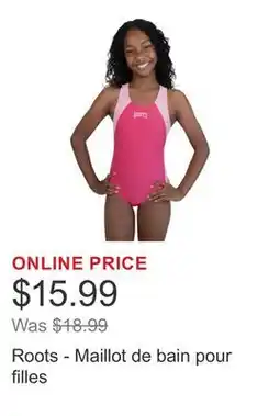 Costco Roots - Maillot de bain pour filles offer