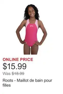 Costco Roots - Maillot de bain pour filles offer