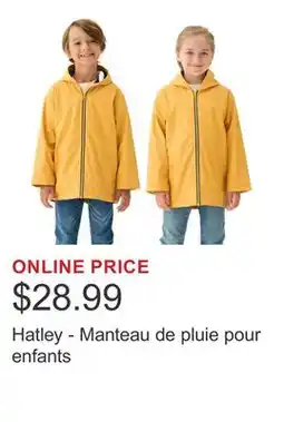 Costco Hatley - Manteau de pluie pour enfants offer