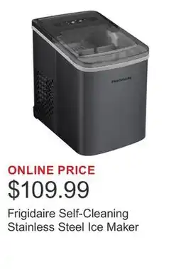 Costco Frigidaire Self-Cleaning Stainless Steel Ice Maker offer