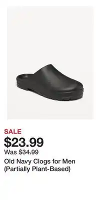 Old Navy Old Navy Clogs for Men (Partially Plant-Based) offer