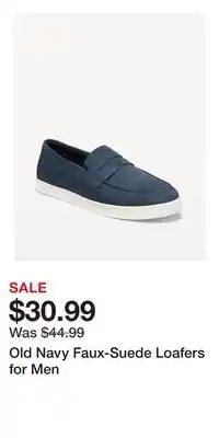 Old Navy Old Navy Faux-Suede Loafers for Men offer