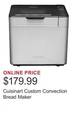 Costco Cuisinart Custom Convection Bread Maker offer