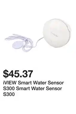 Newegg iVIEW Smart Water Sensor S300 Smart Water Sensor S300 offer