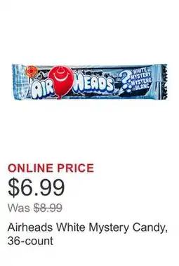 Costco Airheads White Mystery Candy, 36-count offer