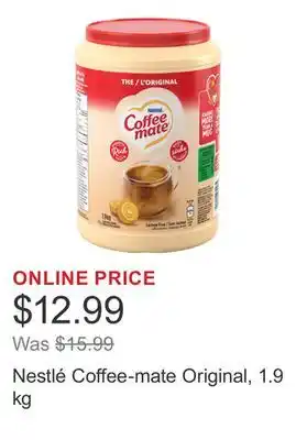 Costco Nestlé Coffee-mate Original, 1.9 kg offer