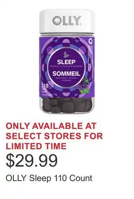 Costco OLLY Sleep 110 Count offer