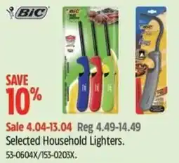 Canadian Tire Selected household lighters offer