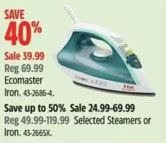 Canadian Tire Ecomaster iron offer