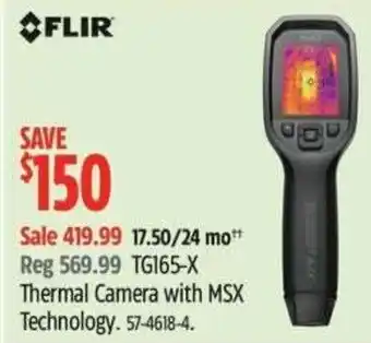 Canadian Tire Flir Thermal Camera with MSX Technology offer