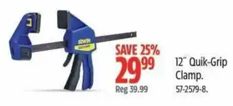 Canadian Tire Irwin 12" quik-grip clamp. offer