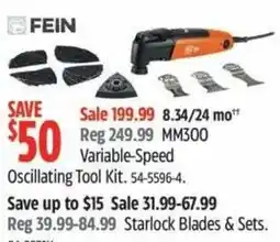 Canadian Tire Fein Variable-Speed Oscillating Tool Kit offer