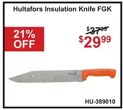 Atlas Tools & Machinery Hultafors Insulation Knife FGK offer