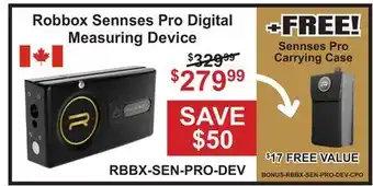 Atlas Tools & Machinery Robbox Sennses Pro Digital Measuring Device offer