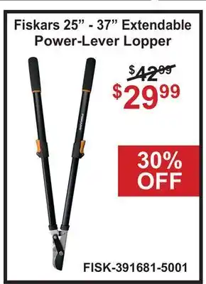 Atlas Tools & Machinery Fiskars 25 - 37 Extendable Power-Lever Lopper offer