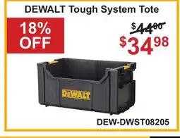 Atlas Tools & Machinery DEWALT Tough System Tote offer