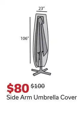 Dot Furniture Side Arm Umbrella Cover offer