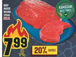 Marché Adonis BEEF INSIDE ROUND STEAK offer