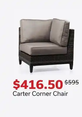 Dot Furniture Carter Corner Chair offer