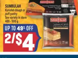 Marché Adonis SUNBULAH Kunafeh dough or puff pastry offer