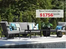 Dot Furniture Nova Conversation Set offer