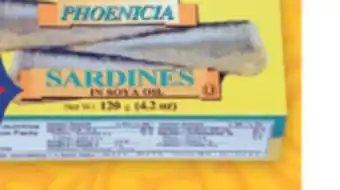 Marché Adonis PHOENICIA Sardines offer