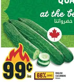 Marché Adonis ENGLISH CUCUMBERS offer