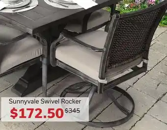 Dot Furniture Sunnyvale Swivel Rocker offer