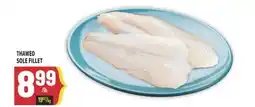 Marché Adonis THAWED SOLE FILLET offer