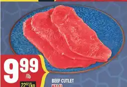 Marché Adonis BEEF CUTLET HALAL offer