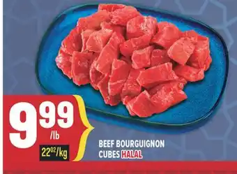 Marché Adonis BEEF BOURGUIGNON CUBES HALAL offer