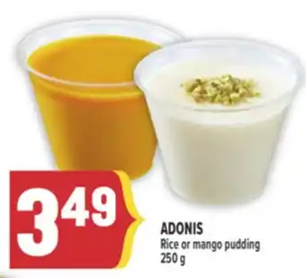 Marché Adonis ADONIS Rice or mango pudding offer