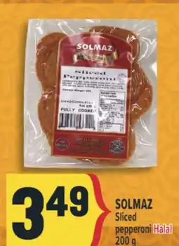 Marché Adonis SOLMAZ Sliced pepperoni Halal offer