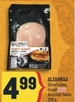 Marché Adonis ALZAHRAA Sliced turkey breast Halal offer