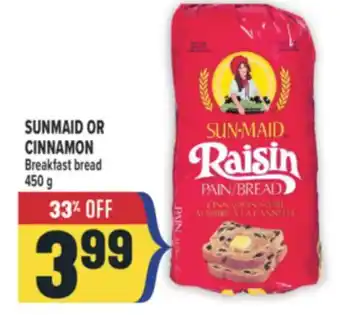 Marché Adonis SUNMAID OR CINNAMON offer