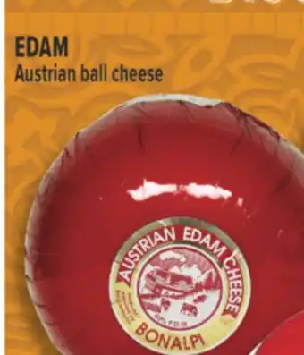 Marché Adonis EDAM Austrian ball cheese offer