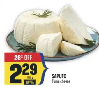 Marché Adonis SAPUTO Tuma cheese offer