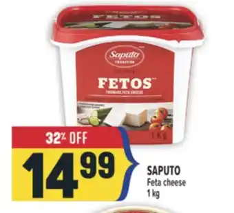 Marché Adonis SAPUTO Feta cheese offer