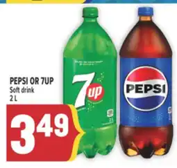 Marché Adonis PEPSI OR 7UP Soft drink offer