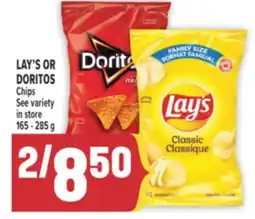 Marché Adonis LAY'S OR DORITOS Chips offer