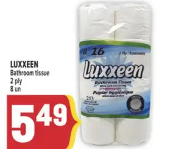 Marché Adonis LUXXEEN Bathroom tissue offer