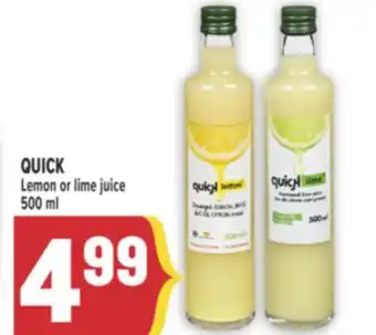 Marché Adonis QUICK Lemon or lime juice offer