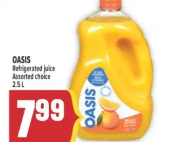 Marché Adonis OASIS Refrigerated juice offer