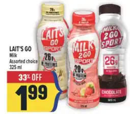 Marché Adonis LAIT'S GO Milk offer