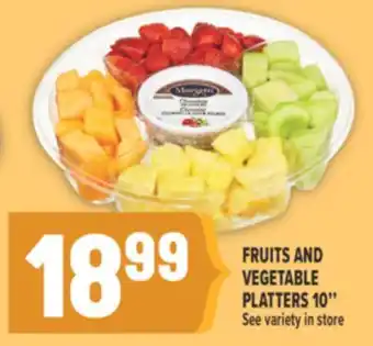 Marché Adonis FRUITS AND VEGETABLE PLATTERS 10 offer