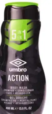 Giant Tiger Umbro body wash offer