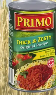 Giant Tiger Primo Pasta Sauce offer