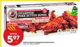 Giant Tiger Butcher's Selection Stampede pork button bones offer